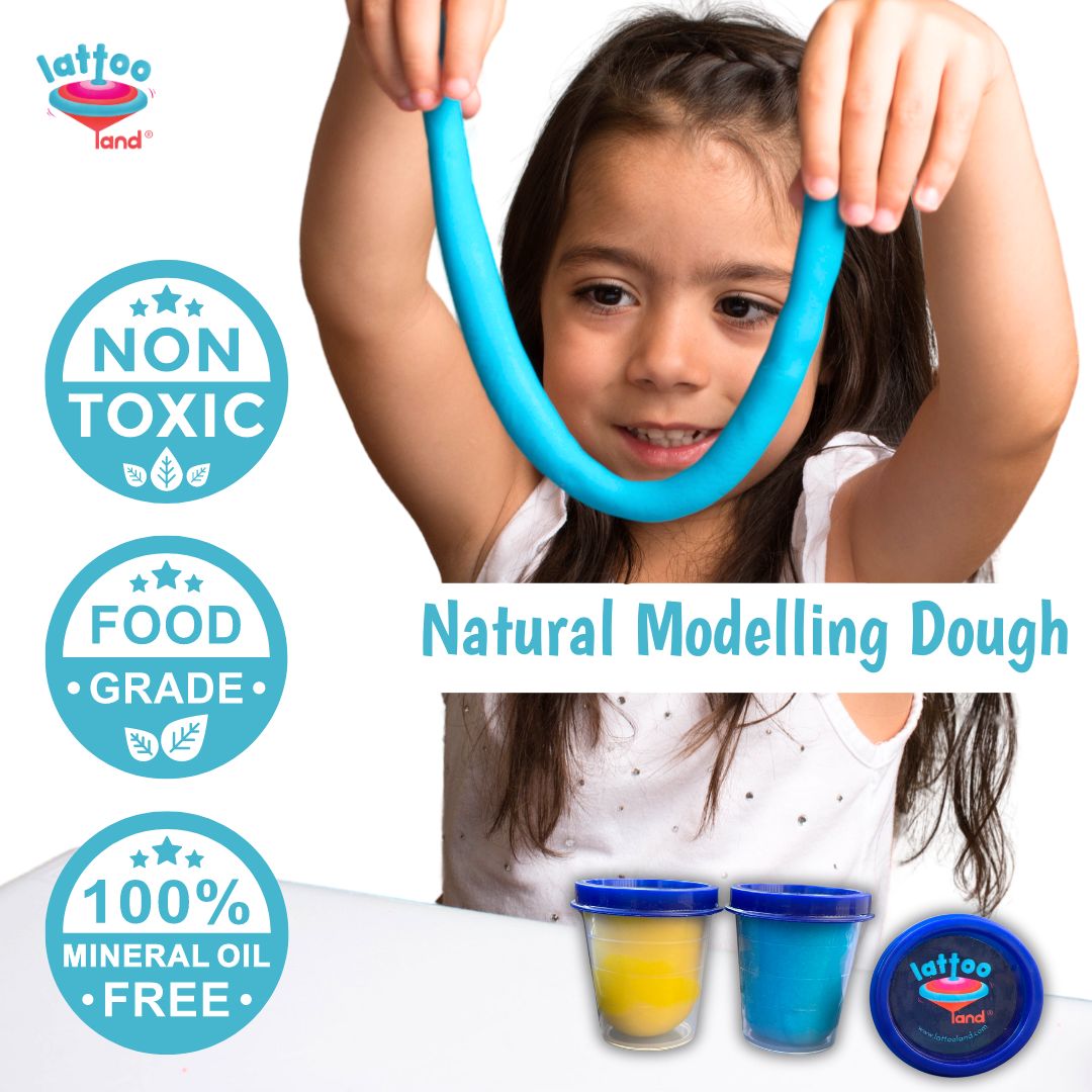 Educational multi-color play dough kits for kids, designed for sensory and fine motor skill development