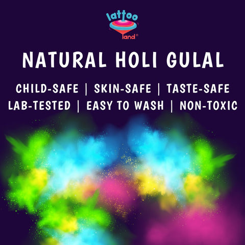 Bright  child safe & non-toxic festival Gulal powder