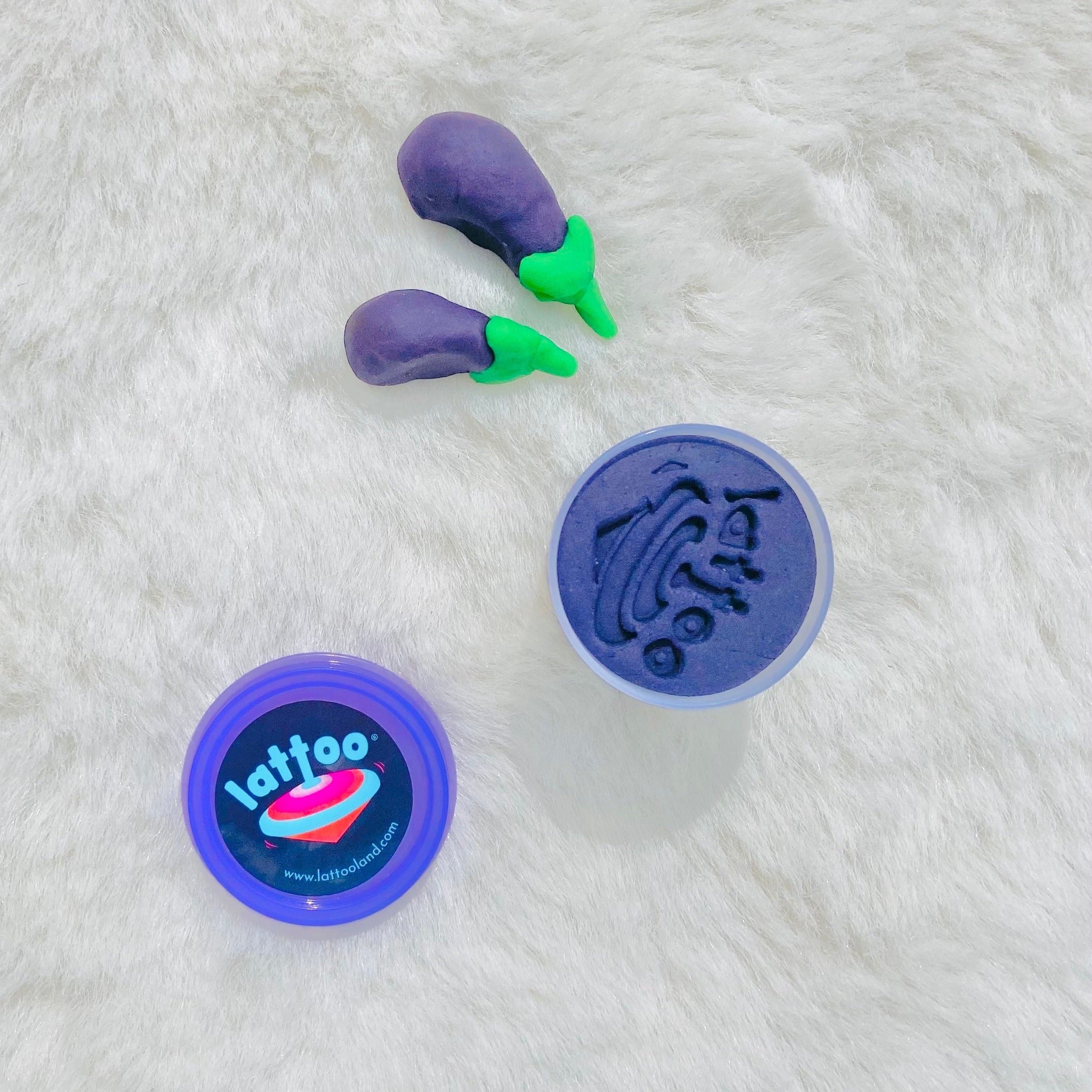 Vibrant purple playdough for kids, non-toxic and safe, perfect for imaginative play, sensory fun, and crafting activities.